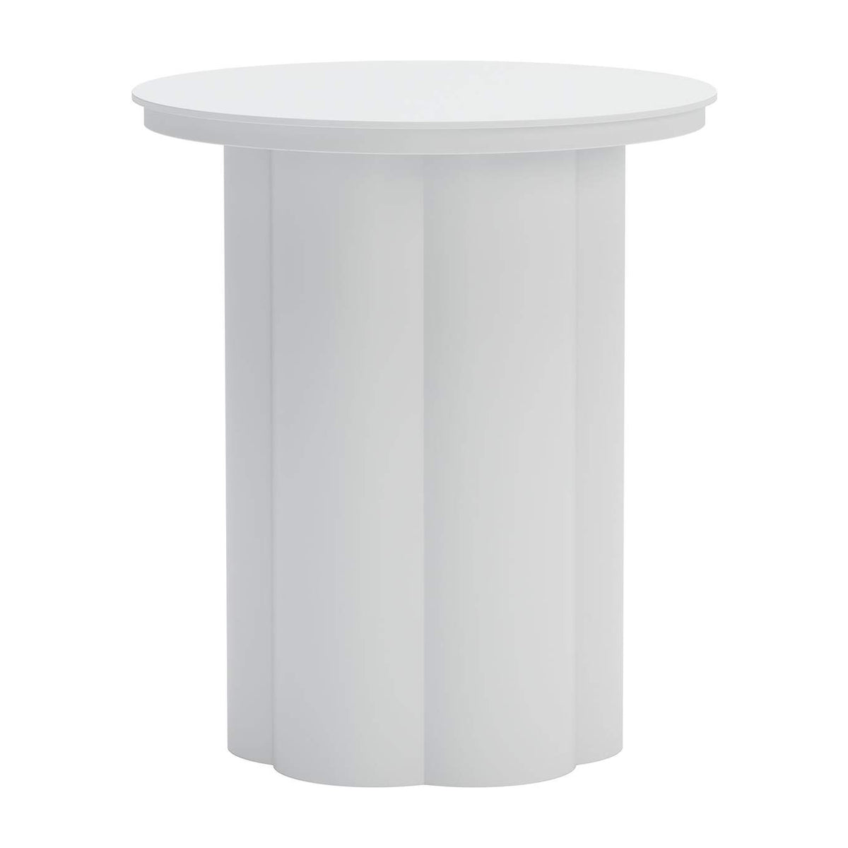 704021 Kogur Outdoor Side Table White