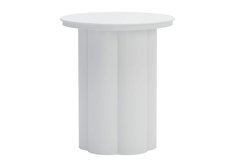 704021 Kogur Outdoor Side Table White