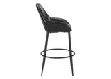 110075 Vila Barstool (Set Of 2) Black