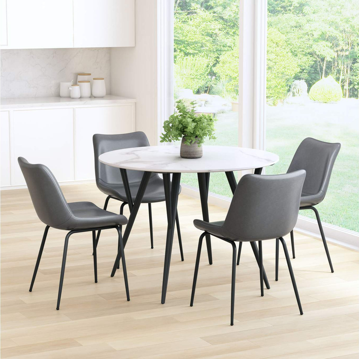 101778 Byron Dining Chair (Set Of 2) Gray