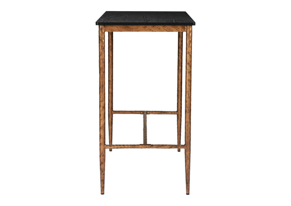 109970 Nida Bar Table Black & Bronze