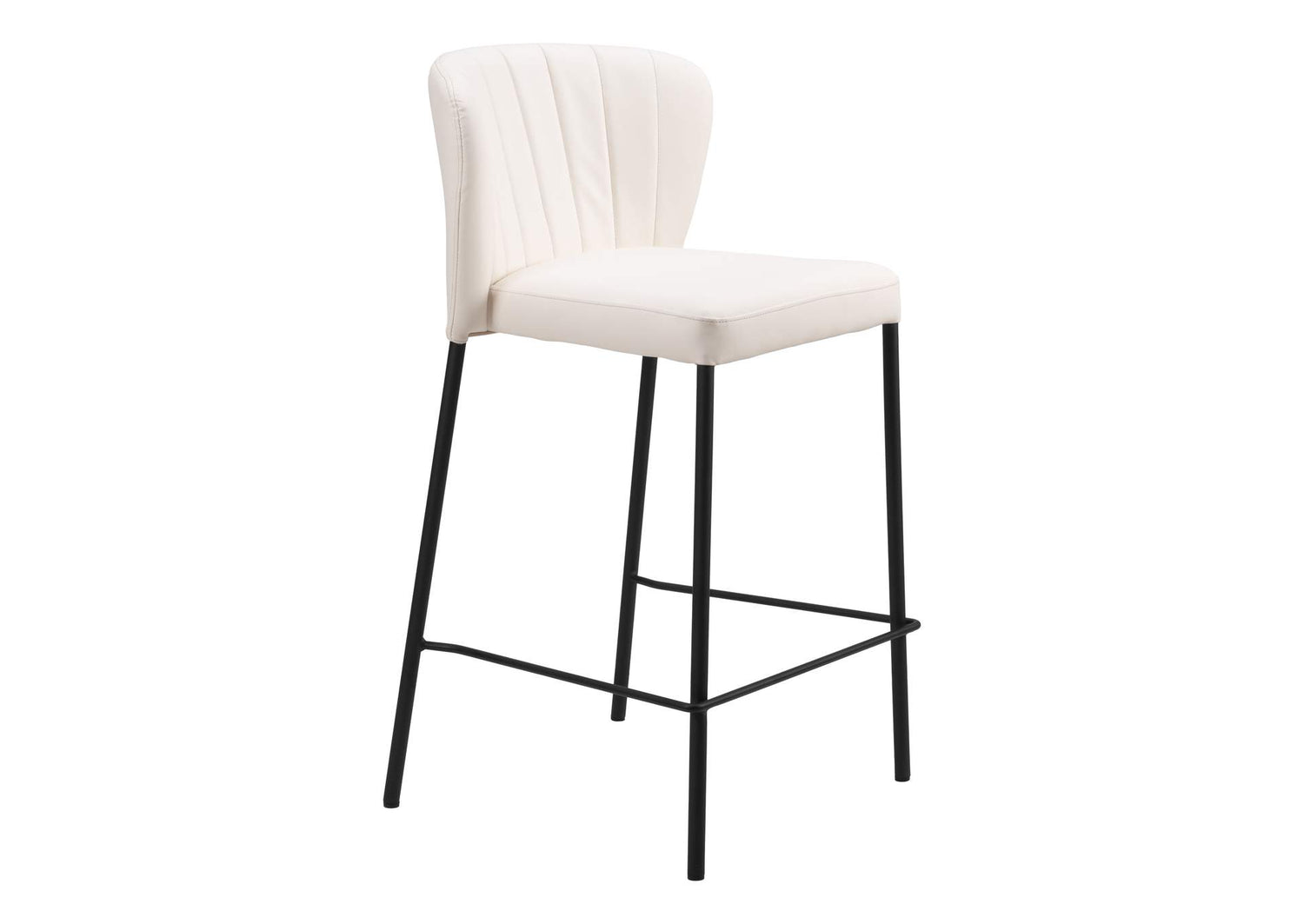 109780 Linz Counter Stool (Set Of 2) Cream