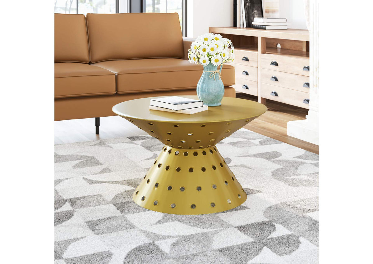 109273 Electron Coffee Table Gold