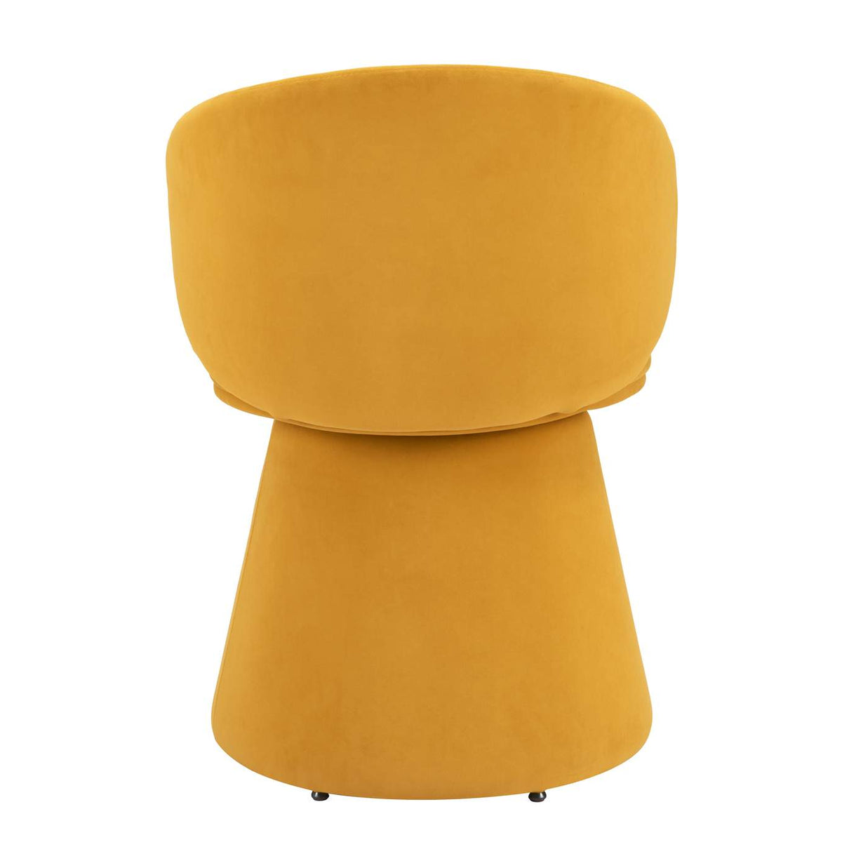 110203 Oblic Swivel Dining Chair Orange