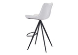 101287 Aki Barstool (Set Of 2) White & Black