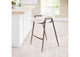 109069 Desi Counter Stool (Set Of 2) White & Walnut