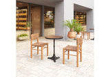 704050 Iska Outdoor Dining Chair (Set Of 2) Natural