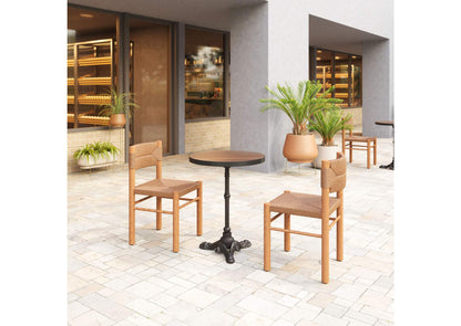 704050 Iska Outdoor Dining Chair (Set Of 2) Natural