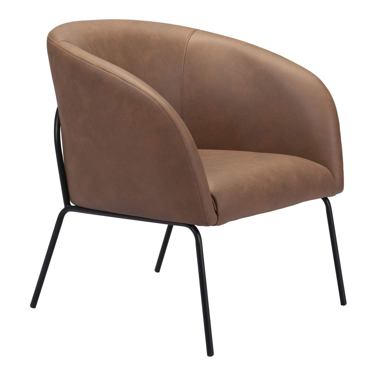 109055 Quinten Accent Chair Vintage Brown