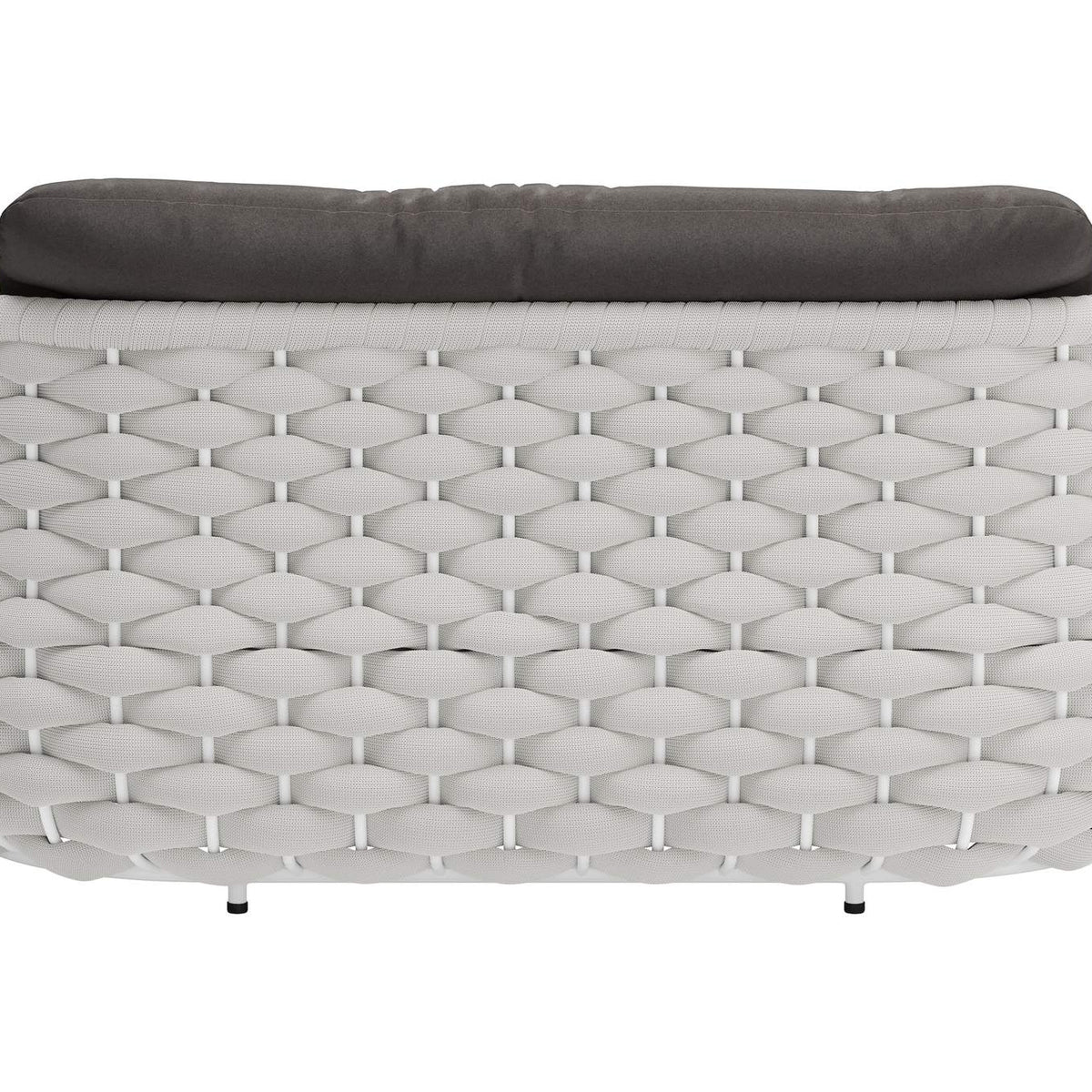 704026 Coral Reef Outdoor Loveseat Gray