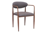 110208 Zens Dining Chair (Set Of 2) Truffle Gray