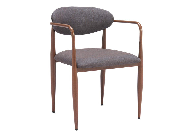 110208 Zens Dining Chair (Set Of 2) Truffle Gray