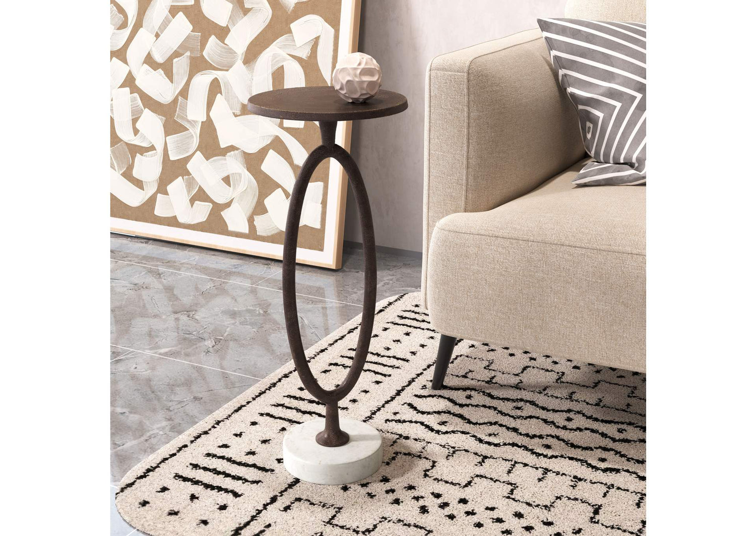 109881 Bonita Accent Table Bronze