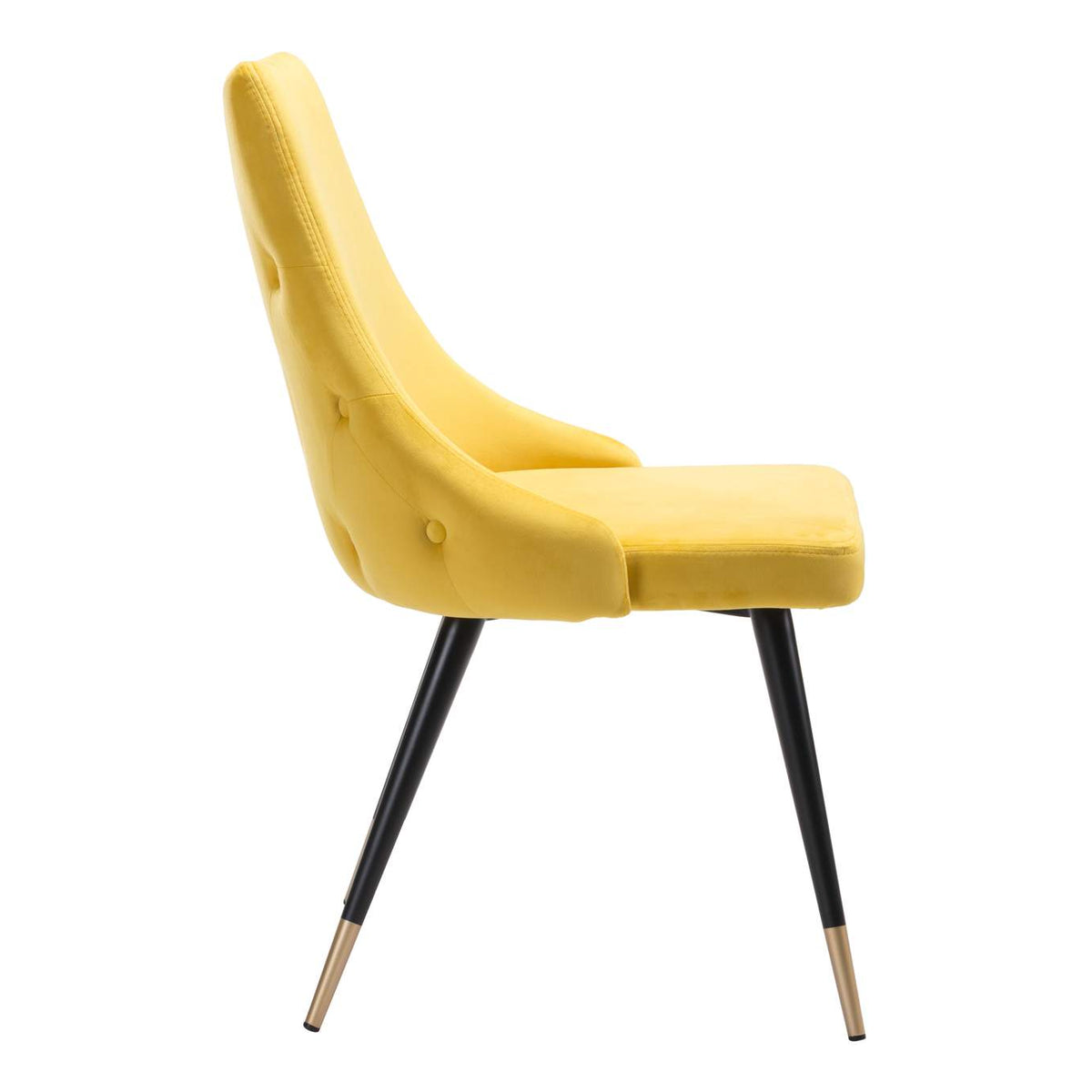 101091 Piccolo Dining Chair (Set Of 2) Yellow