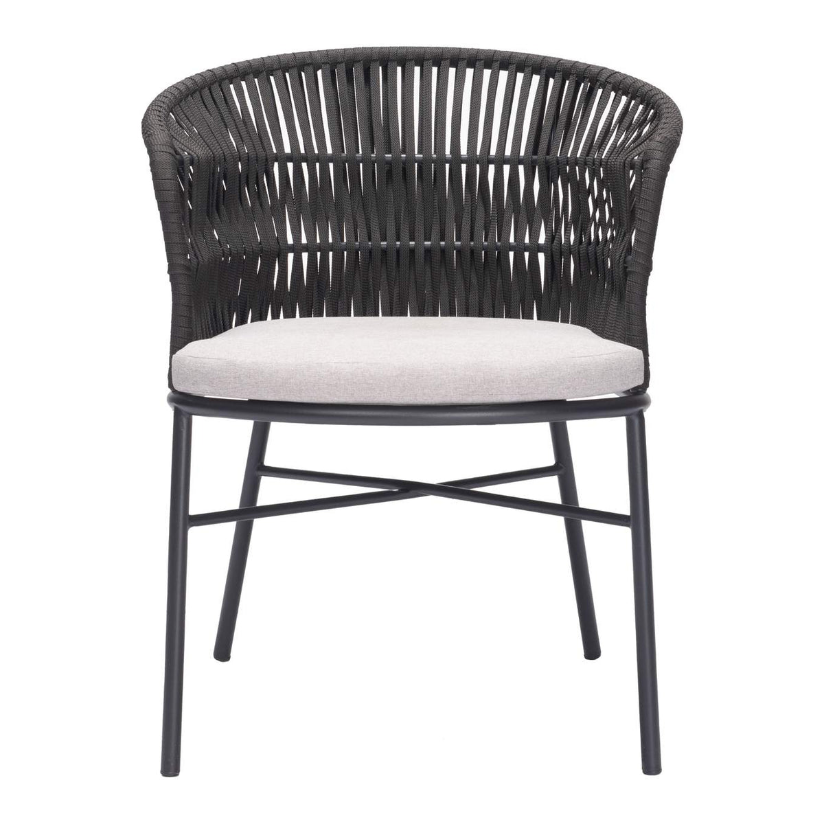 703987 Freycinet Outdoor Dining Chair (Set Of 2) Black