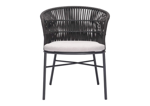 703987 Freycinet Outdoor Dining Chair (Set Of 2) Black