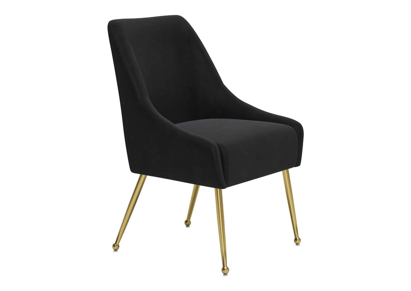 109717 Maxine Dining Chair Black & Gold