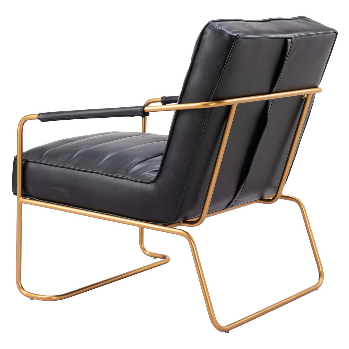 109521 Dallas Accent Chair Vintage Black