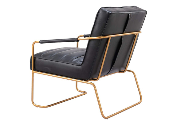 109521 Dallas Accent Chair Vintage Black