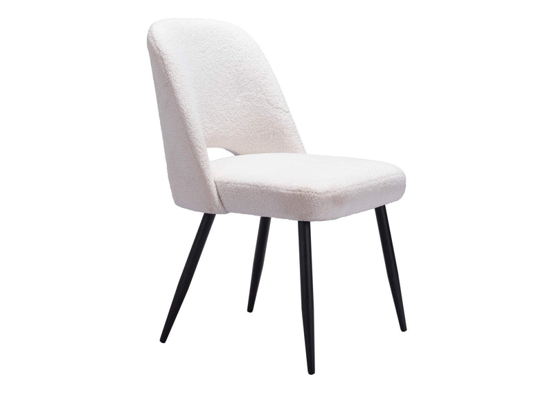109325 Teddy Dining Chair (Set Of 2) Ivory