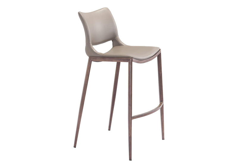 101286 Ace Barstool (Set Of 2) Brown & Walnut