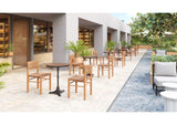 704050 Iska Outdoor Dining Chair (Set Of 2) Natural