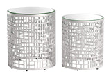 110153 Reden Side Table Set (2-Piece) Silver