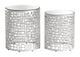 110153 Reden Side Table Set (2-Piece) Silver