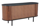 110296 Koriana Sideboard Black & Walnut