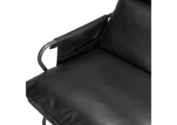 110204 Halaus Accent Chair Black