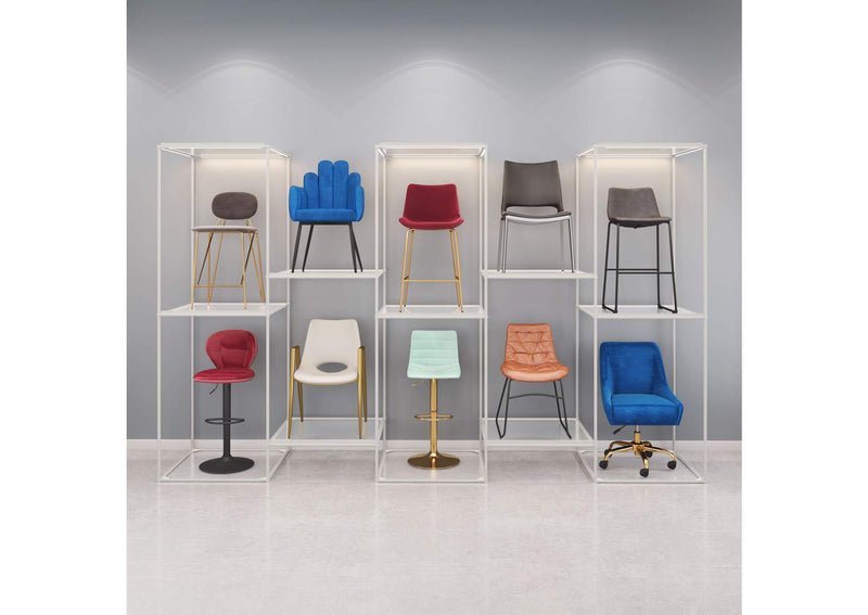 109959 Zuo Chair Display Light Gray