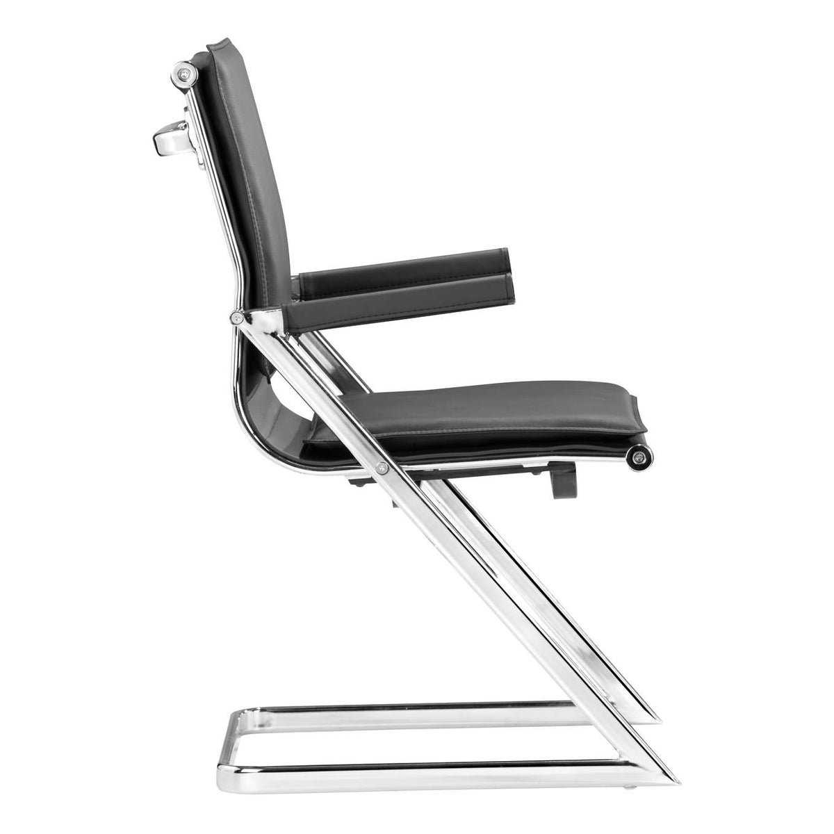215210 Lider Plus Conference Chair (Set Of 2) Black