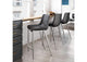 101409 Magnus Counter Stool (Set Of 2) Black & Silver