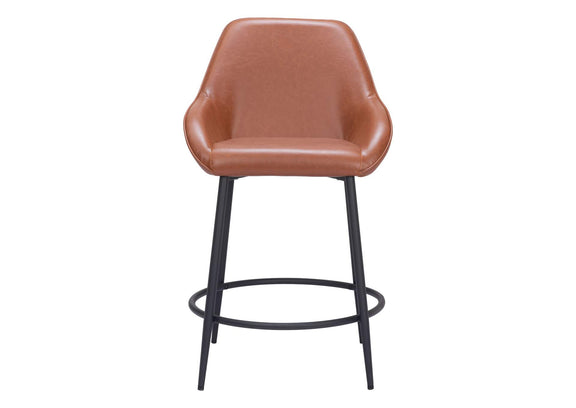 109952 Vila Counter Stool (Set Of 2) Brown