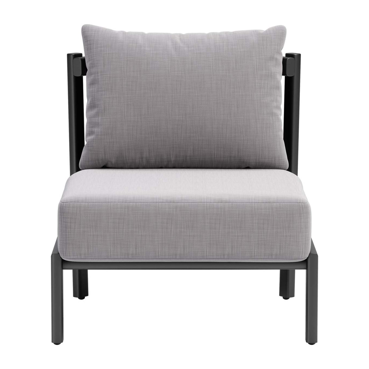 704046 Horizon Outdoor Accent Chair Gray