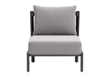 704046 Horizon Outdoor Accent Chair Gray