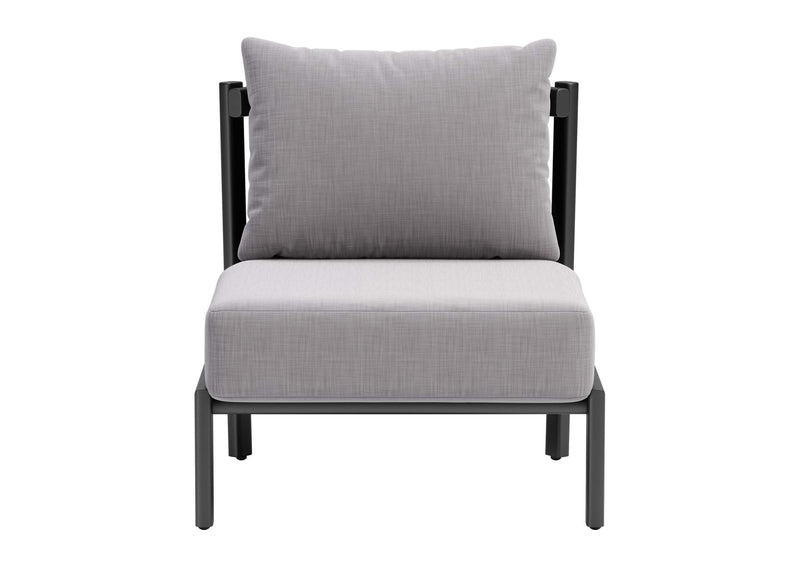 704046 Horizon Outdoor Accent Chair Gray