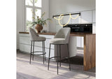 110273 Nordhavn Swivel Barstool Gray