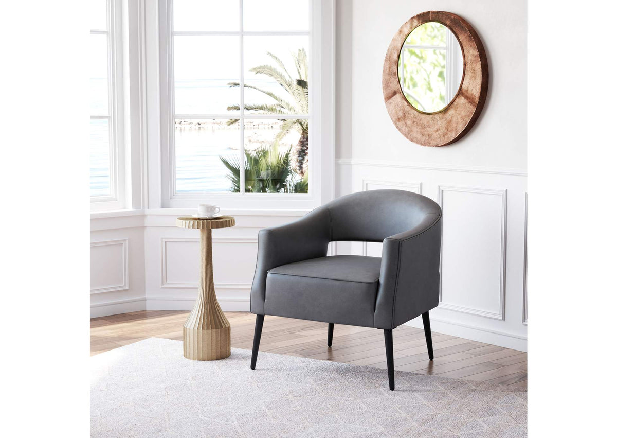 109052 Berkeley Accent Chair Vintage Gray