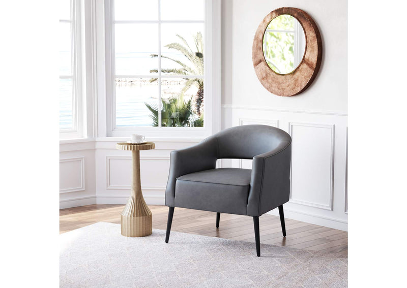 109052 Berkeley Accent Chair Vintage Gray