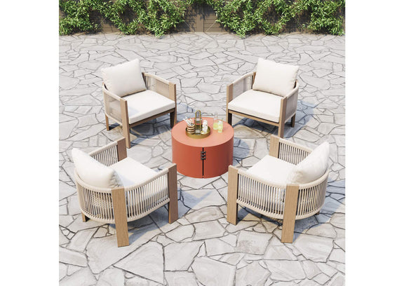 704022 Rebel Outdoor Accent Chair Beige