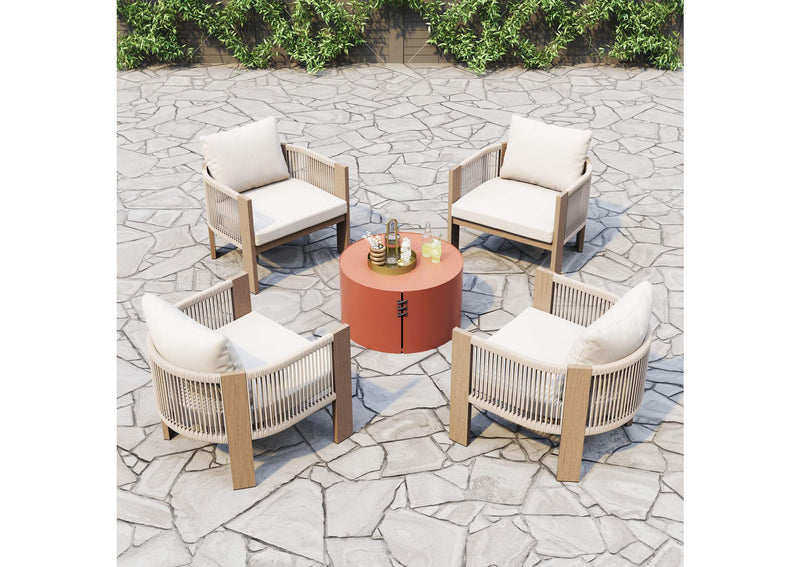 704022 Rebel Outdoor Accent Chair Beige