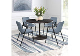 109536 Desi Dining Chair (Set Of 2) Azure Gray
