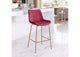 101764 Tony Counter Stool Red & Gold