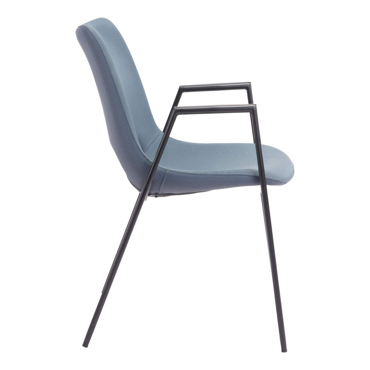 109536 Desi Dining Chair (Set Of 2) Azure Gray