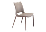 101282 Ace Dining Chair (Set Of 2) Brown & Walnut