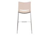 101285 Ace Barstool (Set Of 2) Light Pink & Silver