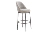 110273 Nordhavn Swivel Barstool Gray