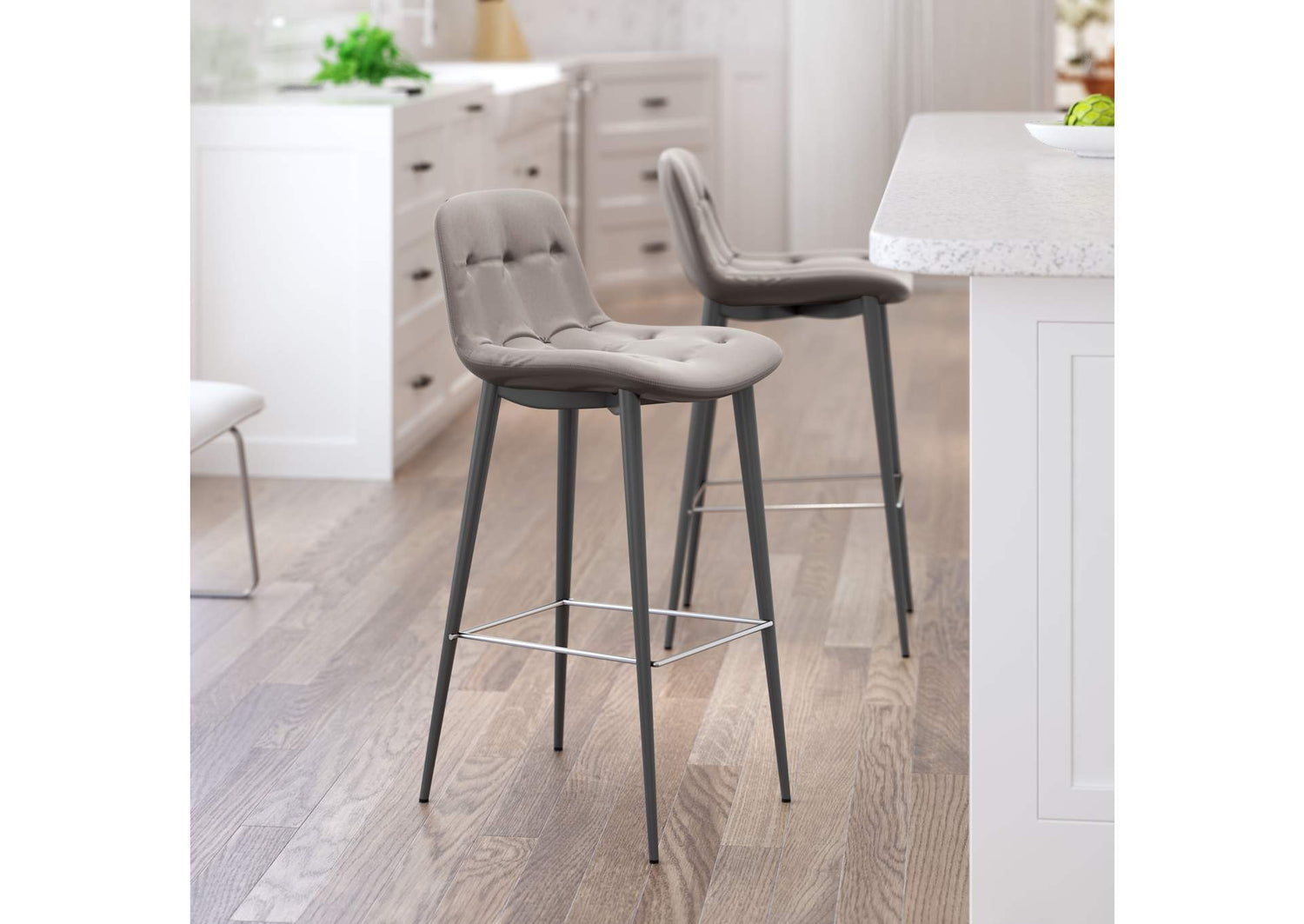 101086 Tangiers Barstool (Set Of 2) Taupe