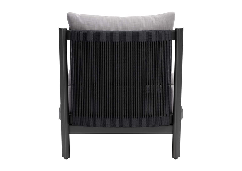 704046 Horizon Outdoor Accent Chair Gray